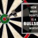 How many points is a bullseye in darts worth